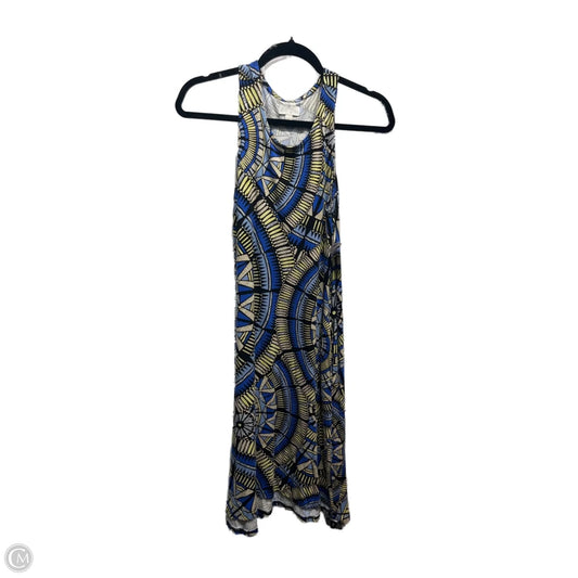 Dress Casual Short By A Glow In Blue & Yellow, Size: S