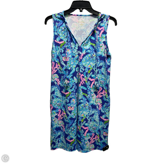 Dress Designer By Lilly Pulitzer In Blue & Pink, Size: Xs