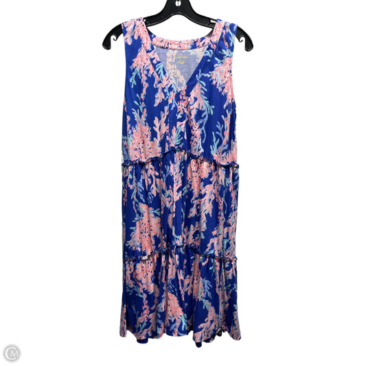 Dress Designer By Lilly Pulitzer In Blue & Orange, Size: Xs