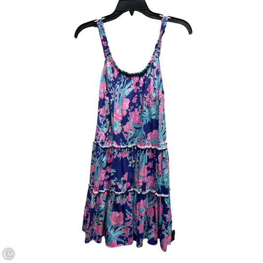 Dress Designer By Lilly Pulitzer In Pink & Purple, Size: S