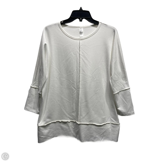 Top Long Sleeve By Spanx In White, Size: S