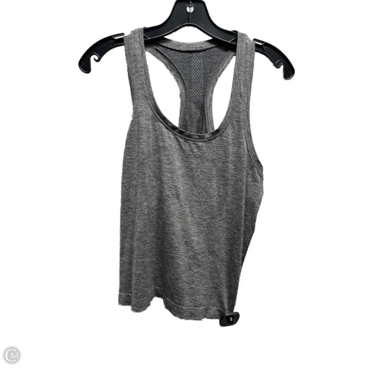 Athletic Tank Top By Lululemon In Grey, Size: 8