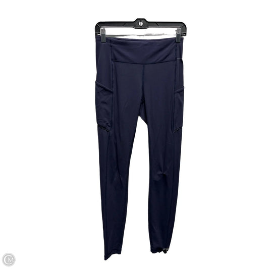 Athletic Leggings By Lululemon In Navy, Size: 6