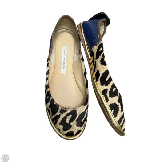 Shoes Designer By Diane Von Furstenberg In Blue & Brown, Size: 6