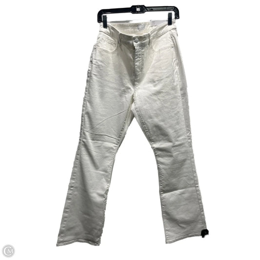Jeans Boot Cut By Loft In White Denim, Size: 8
