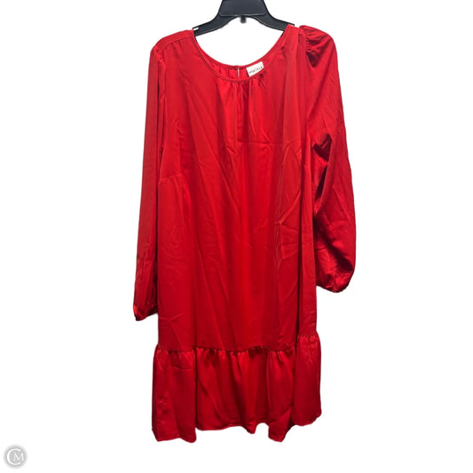 Dress Work By Ava & Viv In Red, Size: 2x
