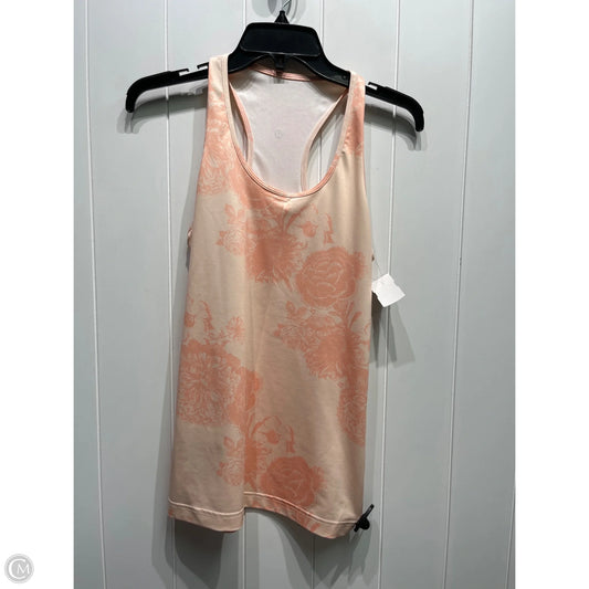 Athletic Tank Top By Lululemon In Orange, Size: S
