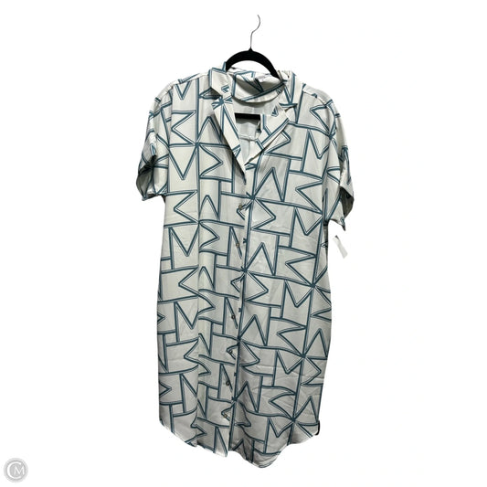 Dress Casual Short By WYNNE LAYERS In Green & White, Size: M