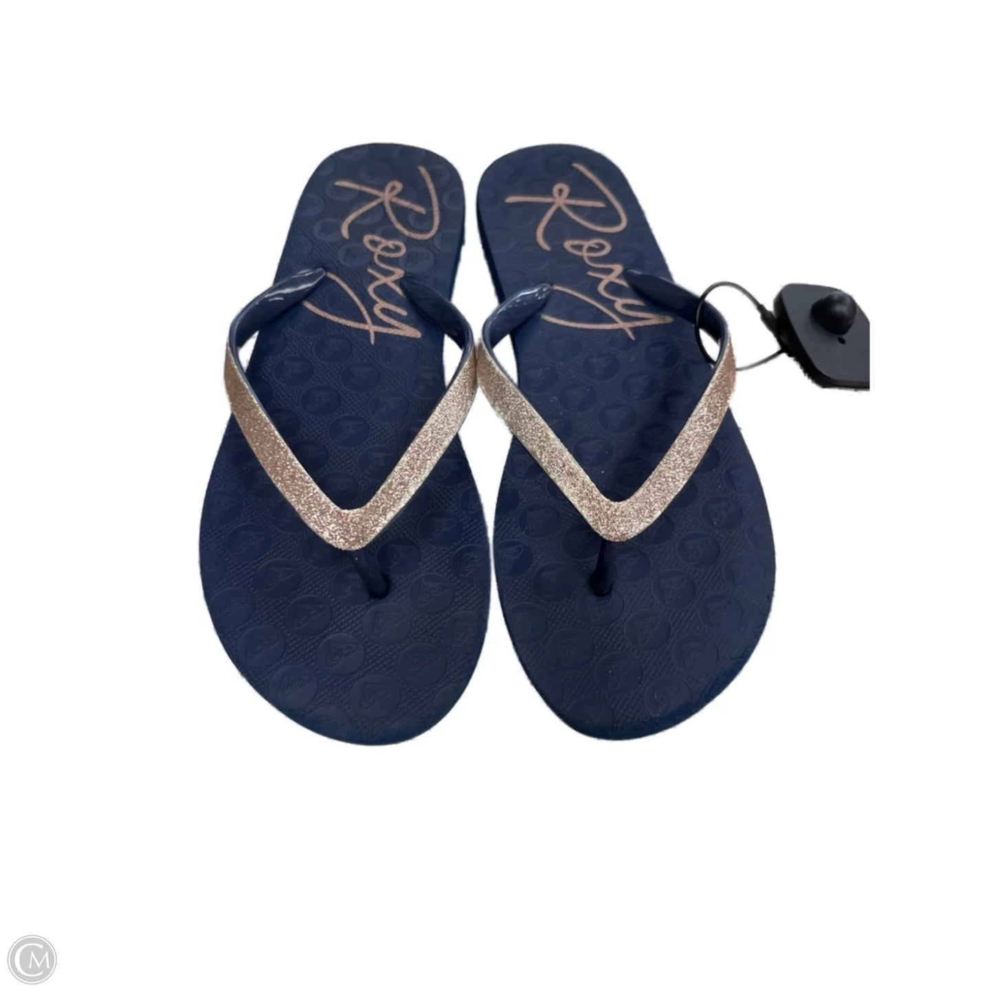 Sandals Flip Flops By Roxy In Navy, Size: 6