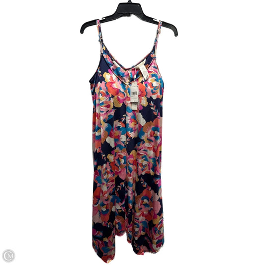 Dress Casual Midi By La Blanca In Blue & Pink, Size: Xl