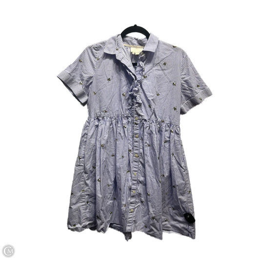 Dress Designer By Kate Spade In Blue & White, Size: S