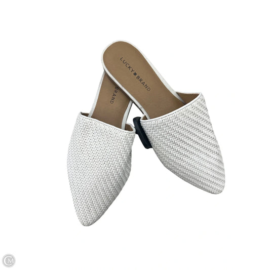 Shoes Flats By Lucky Brand In White, Size: 9