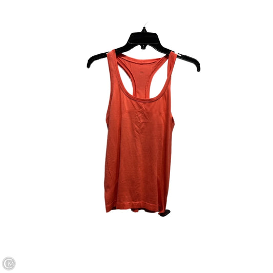 Athletic Tank Top By Lululemon In Orange, Size: 6