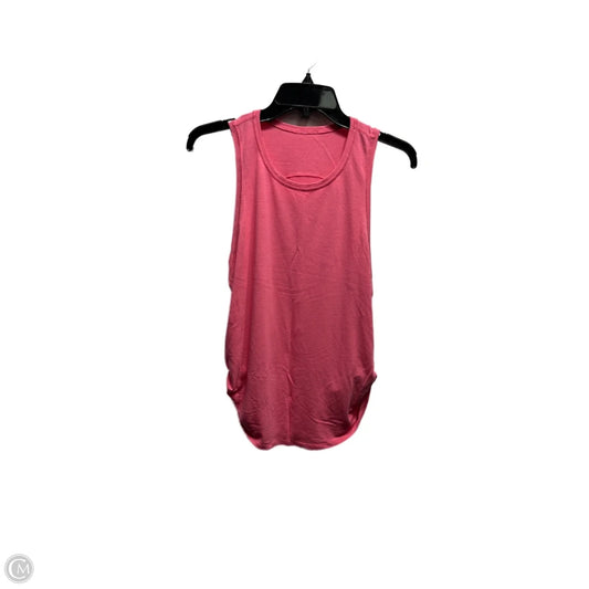Athletic Tank Top By Lululemon In Pink, Size: S