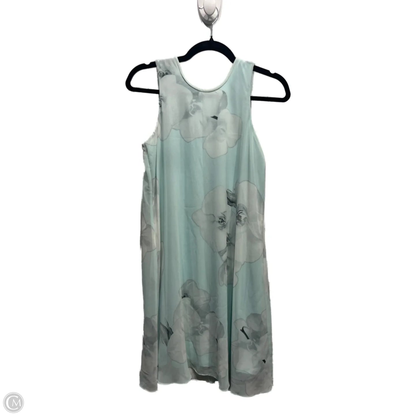 Dress Casual Short By Calvin Klein In Blue & Green, Size: 4