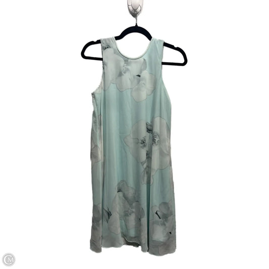 Dress Casual Short By Calvin Klein In Blue & Green, Size: 4