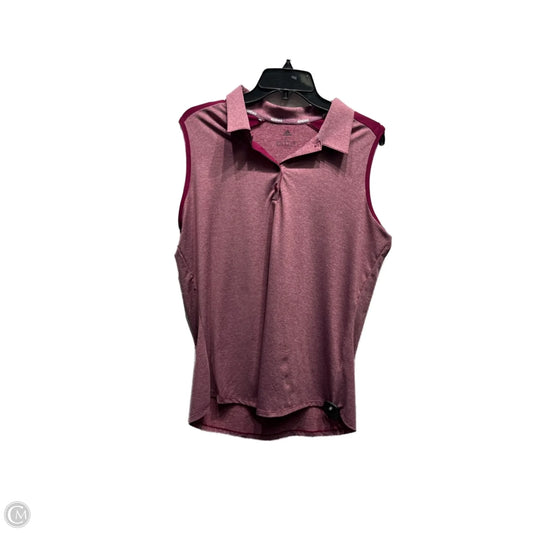 Athletic Tank Top By Adidas In Red, Size: Xl