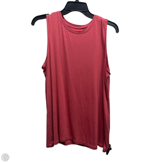 Top Sleeveless By Nine West Apparel In Pink, Size: L