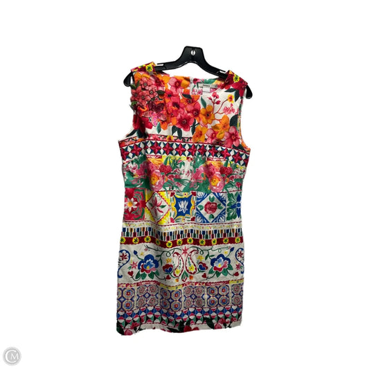 Dress Work By Desigual In Red & Yellow, Size: 14