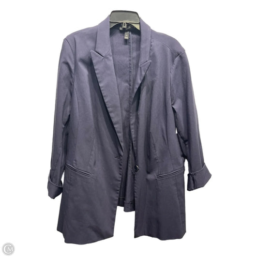 Blazer By Lane Bryant In Navy, Size: 22