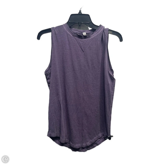 Athletic Tank Top By Lululemon In Purple, Size: 4