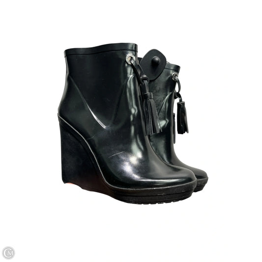 Boots Designer By Coach In Black, Size: 9