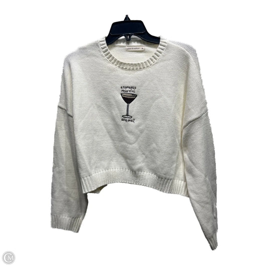 Sweater By moon and madison In Cream, Size: M