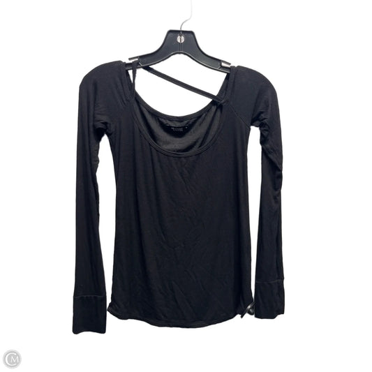 Top Long Sleeve By Clothes Mentor In Black, Size: M