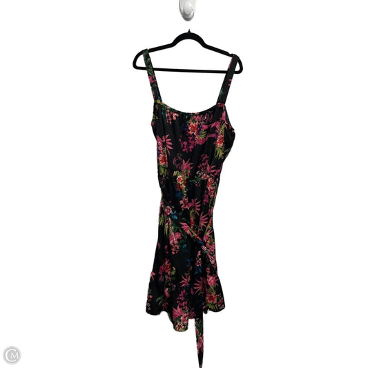 Dress Casual Short By Inc In Black & Red, Size: Xxl