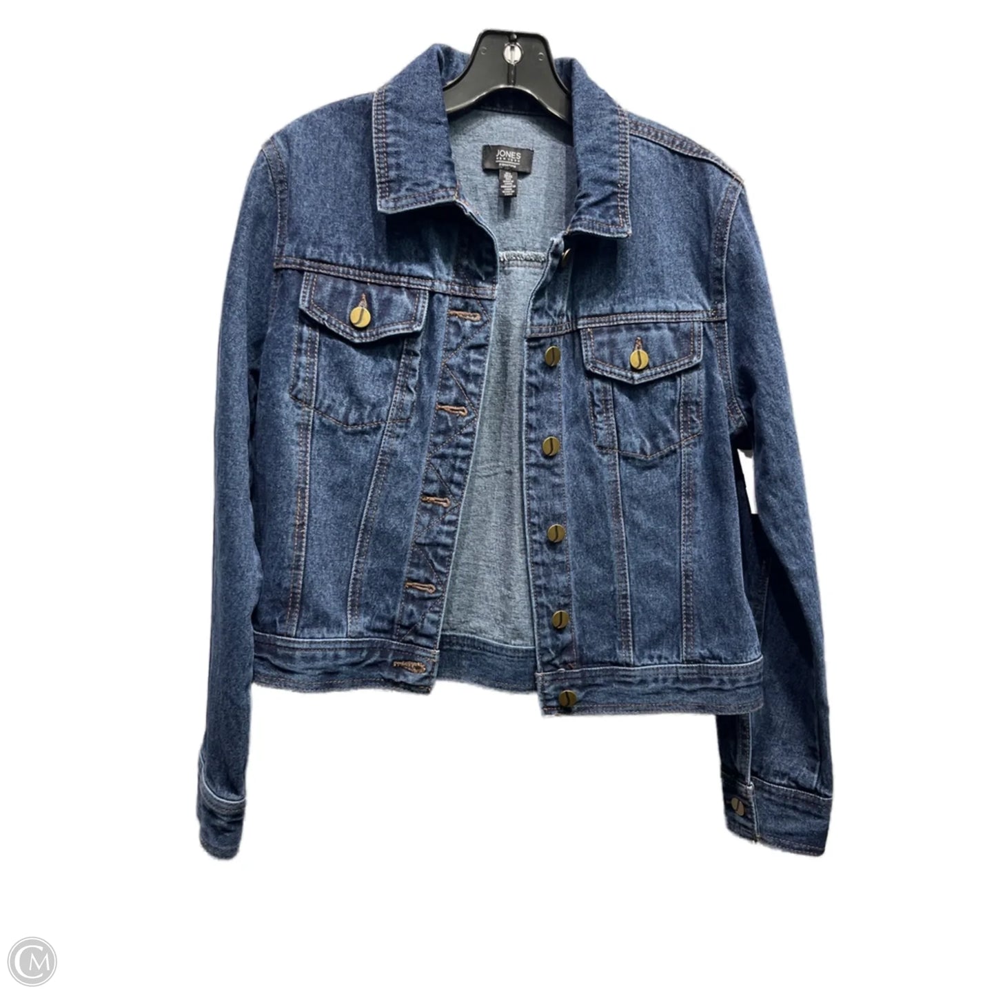 Jacket Denim By Jones New York In Blue Denim, Size: S