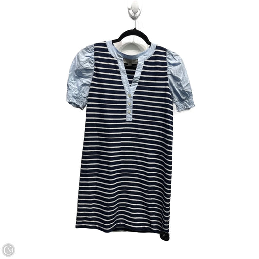 Dress Casual Short By Loft In Blue & White, Size: Xsp