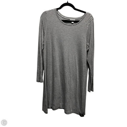 Dress Casual Short By J. Jill In Black & Grey, Size: M