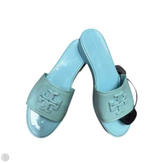 Sandals Designer By Tory Burch In Blue, Size: 9