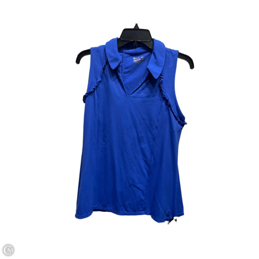 Top Sleeveless Designer By Lilly Pulitzer In Blue, Size: L