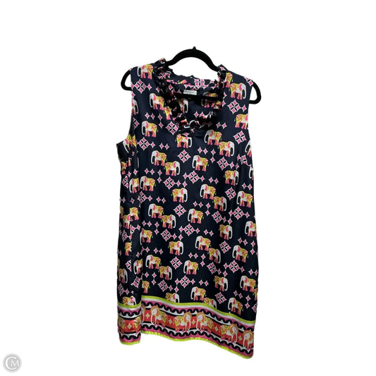 Dress Casual Short By Crown And Ivy In Blue & Pink, Size: 16