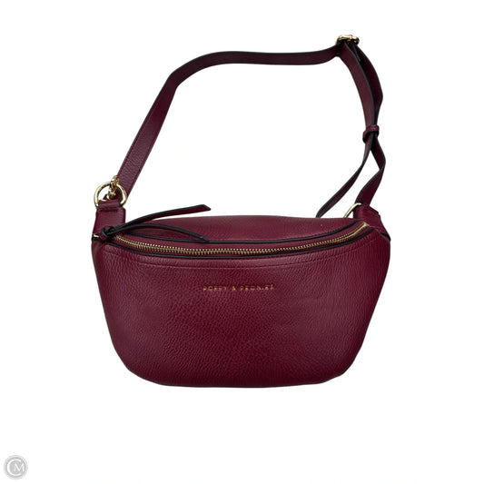 Belt Bag Leather By , poppy & peonies Size: Medium