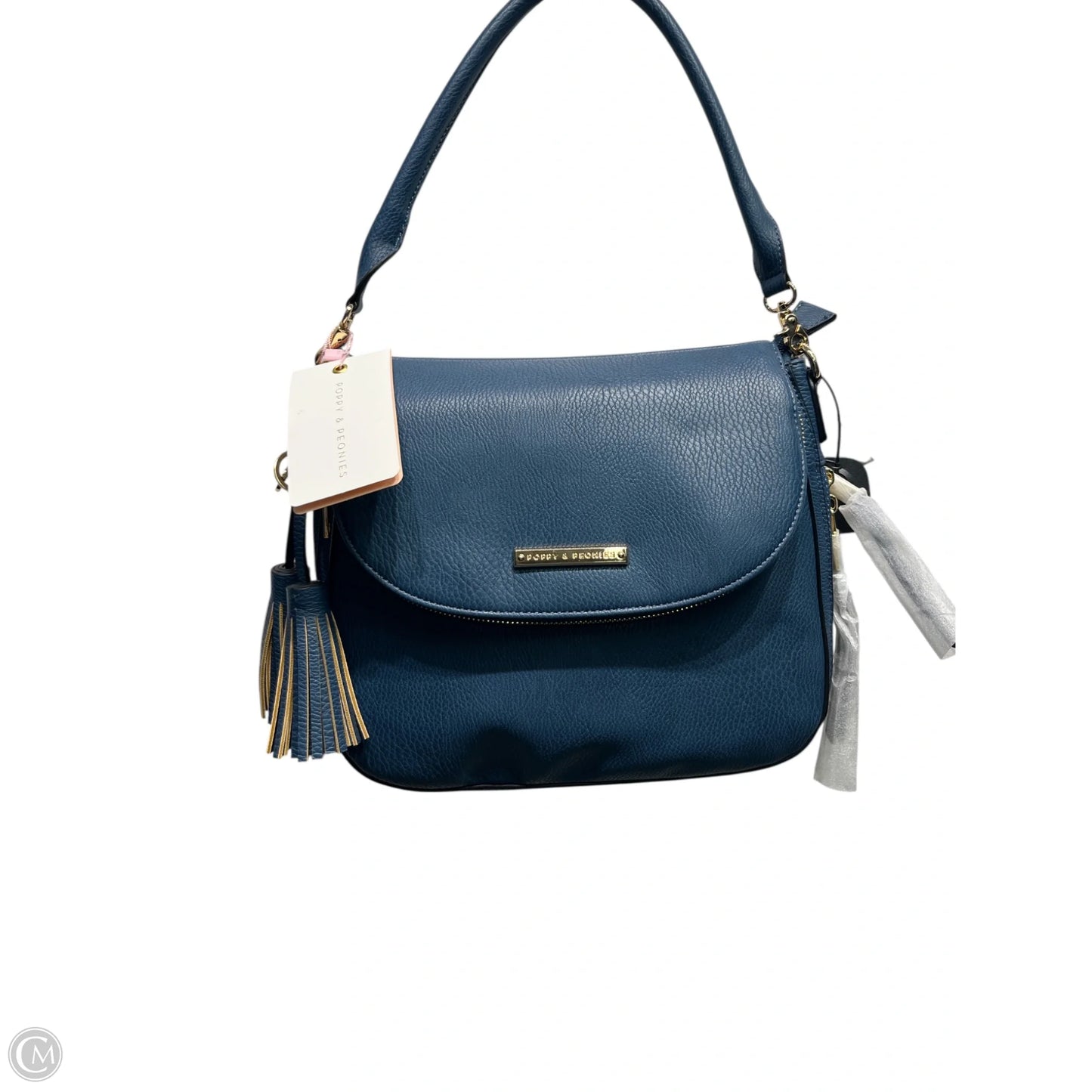 Handbag Leather By  ,  poppy & peonies Size: Large