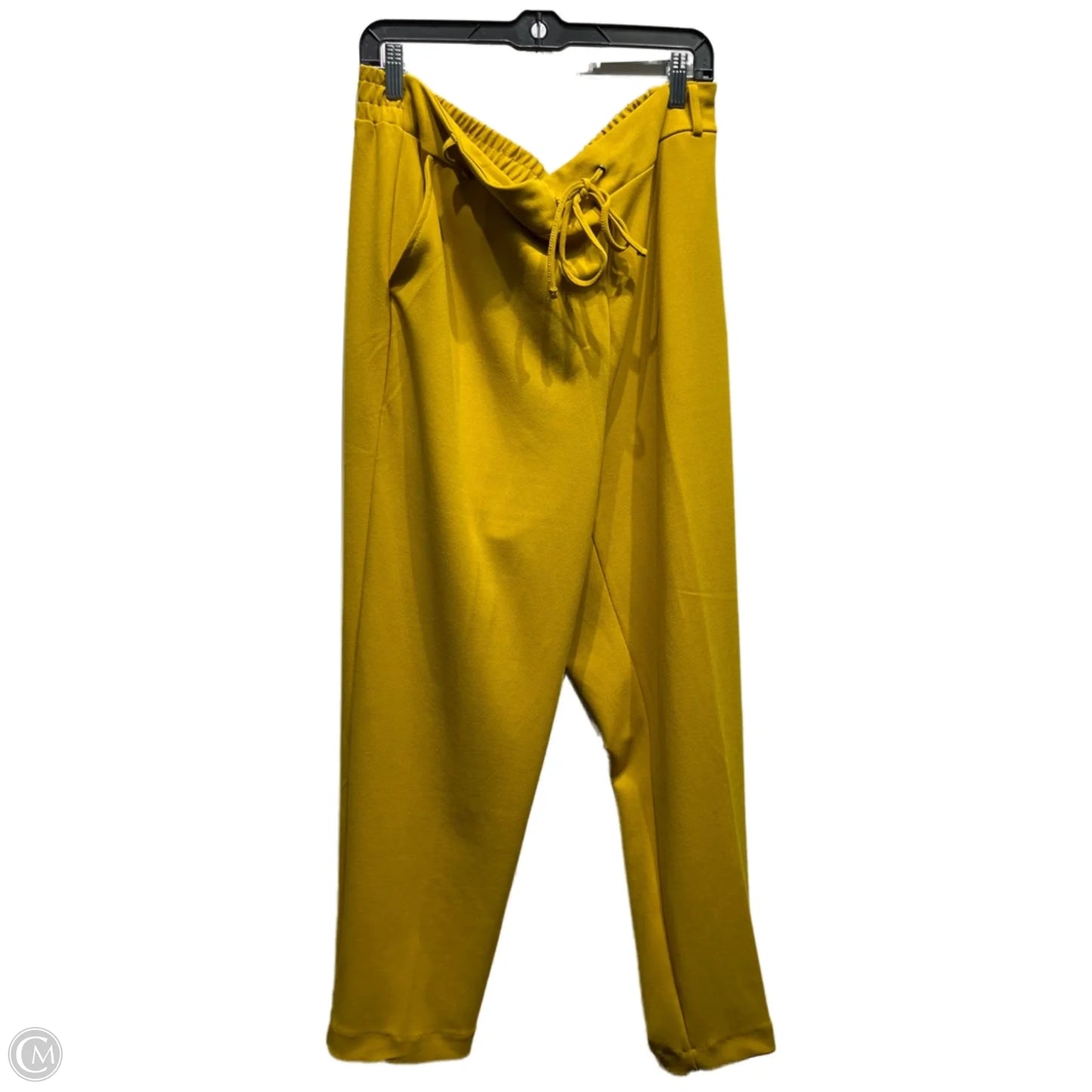 Pants Wide Leg By Jones And Co In Yellow, Size: 1x