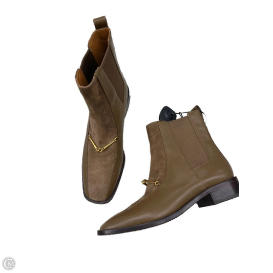 Boots Designer By Tory Burch In Brown, Size: 8.5