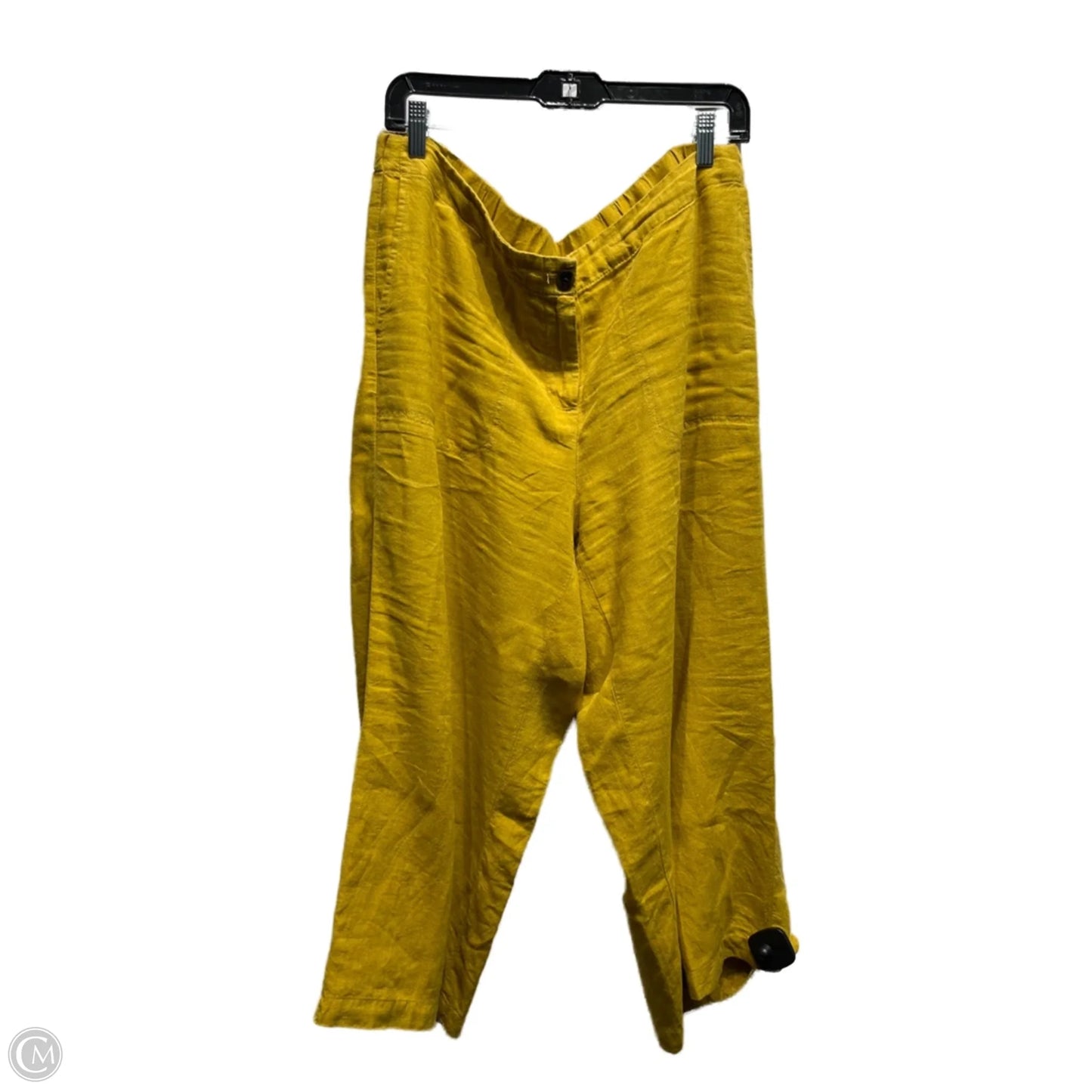 Pants Linen By J. Jill In Yellow, Size: 1x