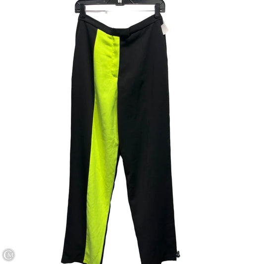Pants Wide Leg By House Of Harlow In Black & Green, Size: M