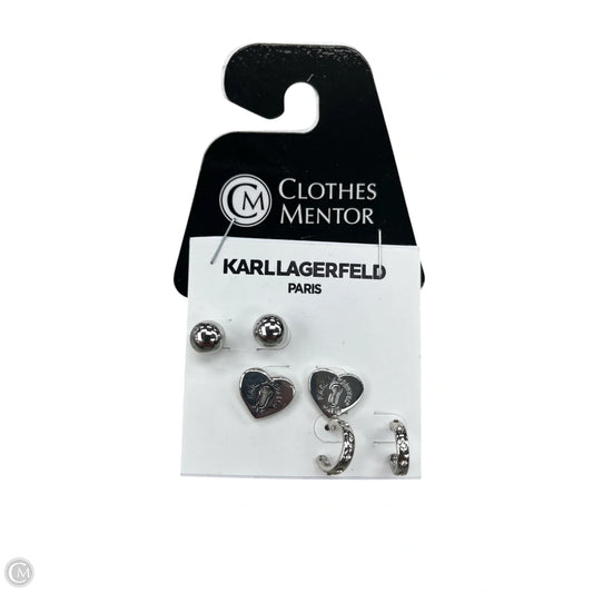 Earrings Designer By Karl Lagerfeld