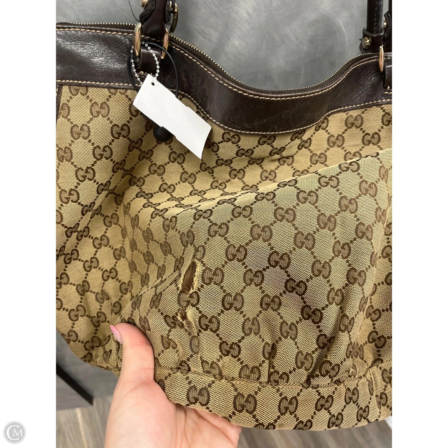 Handbag Luxury Designer By Gucci, Size: Large