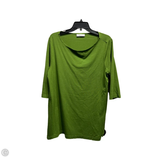 Top 3/4 Sleeve By Bryn Walker In Green, Size: M