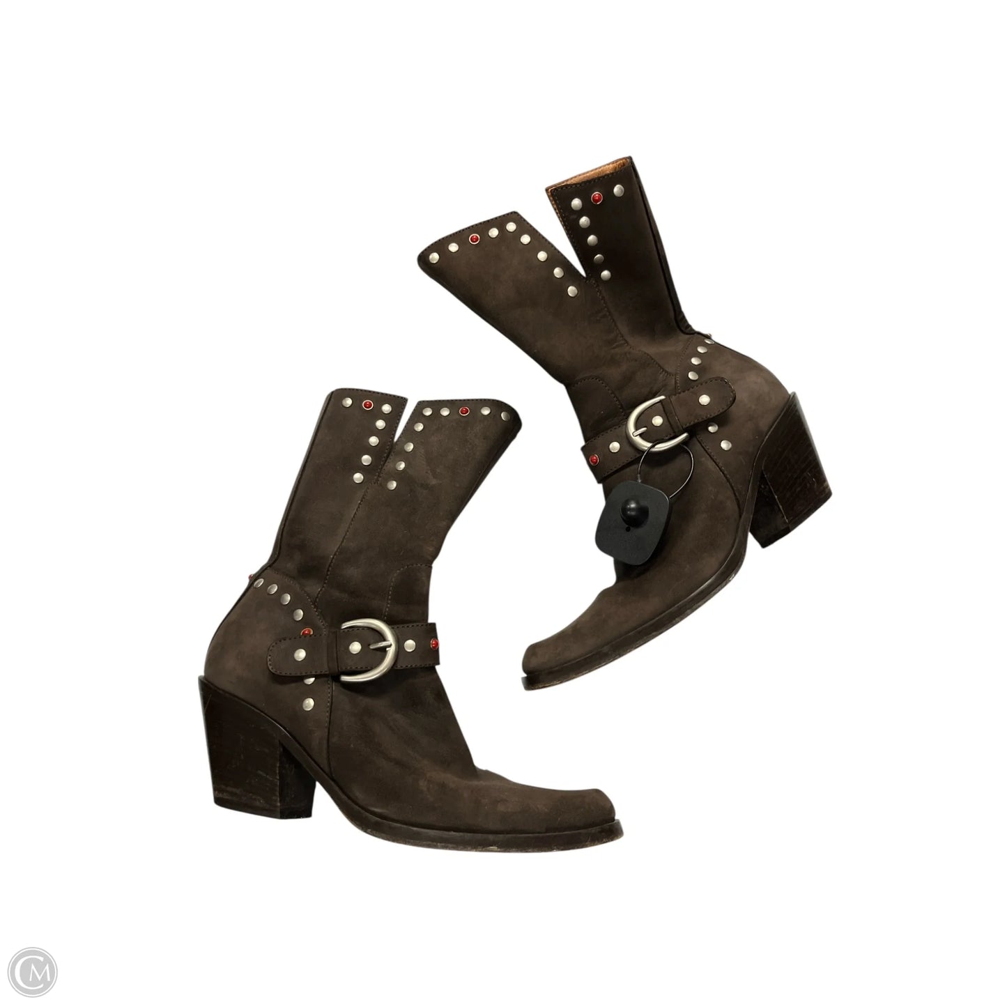 Boots Ankle Heels By Donald Pliner In Brown, Size: 7