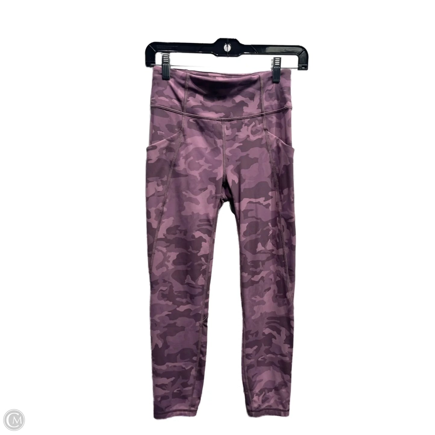 Athletic Leggings Capris By Lululemon In Purple, Size: 4