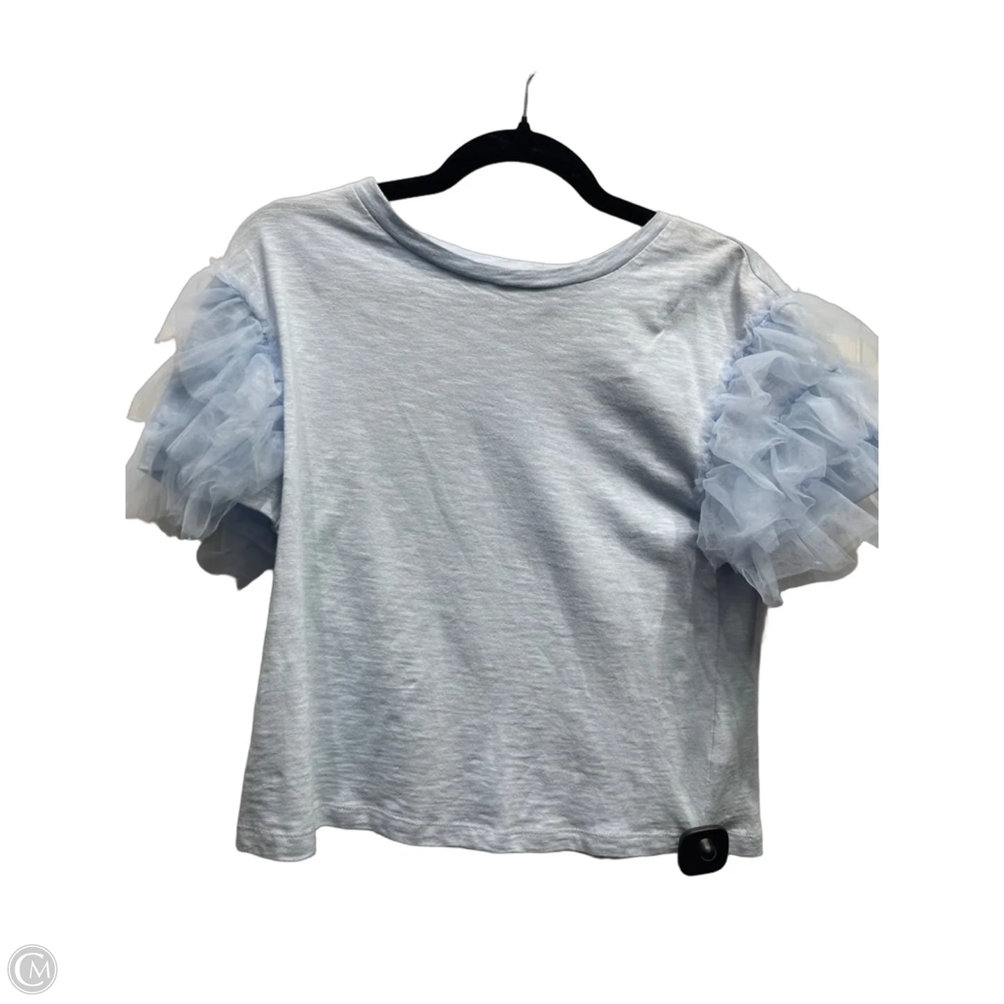 Top Short Sleeve By Lea & Viola In Blue, Size: Xs