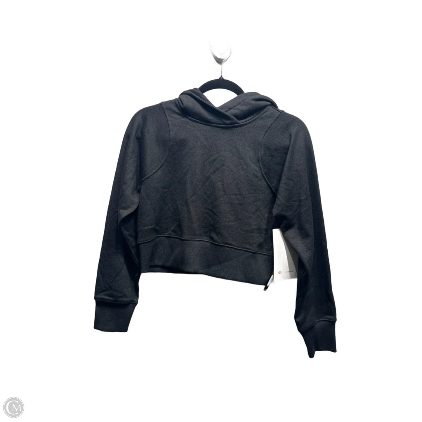 Athletic Sweatshirt Hoodie By Lululemon In Grey, Size: 0