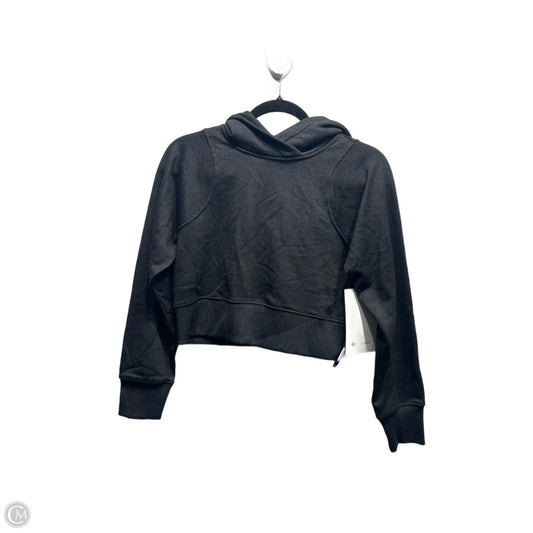 Athletic Sweatshirt Hoodie By Lululemon In Grey, Size: 0