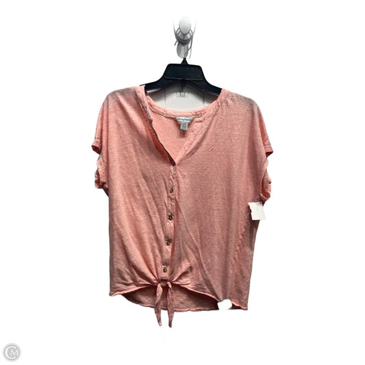 Top Short Sleeve By Tommy Bahama In Paisley Print, Size: L